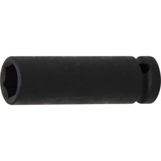 BGS technic Kraft-Steckschlüssel-Einsatz Sechskant, tief | Antrieb Innenvierkant 12,5 mm (1/2") | SW 15 mm