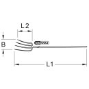 KS-TOOLS BRONZEplus Spatengabel mit Stiel 1000 mm