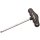 BGS technic T-Griff | Abtrieb Außenvierkant 6,3 mm (1/4") | 230 mm