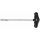 BGS technic Steckschlüssel mit T-Griff, Sechskant | SW 6 mm