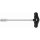 BGS technic Steckschlüssel mit T-Griff, Sechskant | SW 13 mm