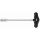BGS technic Steckschlüssel mit T-Griff, Sechskant | SW 13 mm