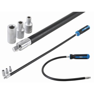 BGS technic Schlauchklemmen-Schraubendreher-Set | 6,3 mm (1/4") | 500 mm