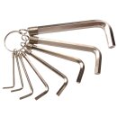 Kraftmann Winkelschlüssel-Satz | Innensechskant 2 - 10 mm | 8-tlg.