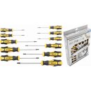 Kraftmann Schraubendreher-Satz | T-Profil (für Torx) mit Bohrung T6 - T40 | 11-tlg.