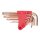KS-TOOLS BRONZEplus Innensechskant-Winkelstiftschlüssel-Satz, 9-tlg.Kugelkopf