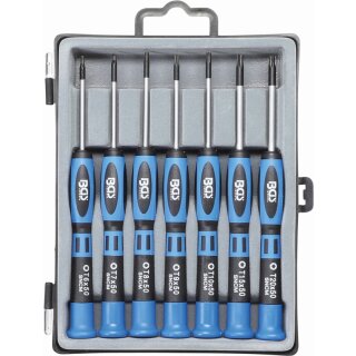 BGS technic Präzisions-Schraubendreher-Satz | T-Profil (für Torx) | 7-tlg.