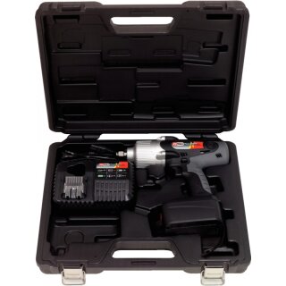 KS-TOOLS 1/2 Akku-Schlag-Schrauber Drehmomentvorwahl,1.800 U/min,mit 1 Akku+1 Ladegerät