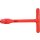 KS-TOOLS 3/8" Festeingestellter T-Griff-Drehmomentbegrenzer mit Schutzisolierung, 12Nm