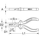 KS-TOOLS TITANplus Kombinationszange, 160mm