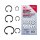 BGS technic Innen-Seegerring-Sortiment (Sprengringe) | Ø 3 - 32 mm | 300-tlg.