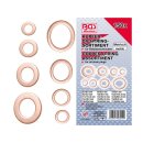 BGS technic Dichtring-Sortiment | Kupfer | 150-tlg.