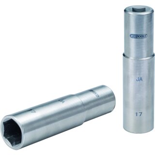 KS-TOOLS 3/8" TITANplus Stecknuss, 17mm, lang