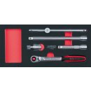 KS-TOOLS SCS 1/2" Steckschlüssel-Satz, 5-tlg....