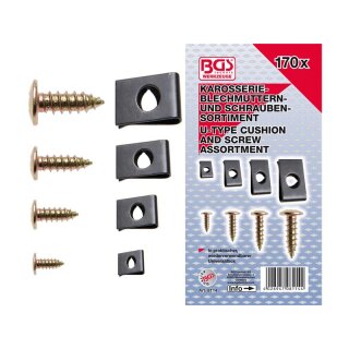 BGS technic Dämpfungsscheiben- und Schrauben-Sortiment | 170-tlg.