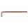 KS-TOOLS BRONZEplus Innensechskant-Winkelstiftschlüssel lang 17 mm
