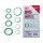 BGS technic O-Ring-Sortiment | HNBR | Ø 3 - 22 mm | 225-tlg.