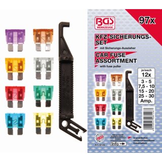 BGS technic Pkw-Sicherungs-Sortiment | 97-tlg.