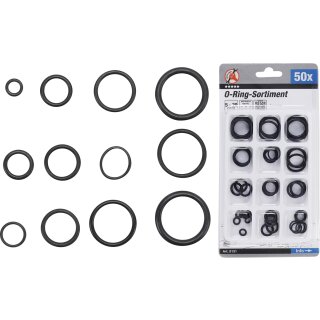 Kraftmann O-Ring-Sortiment | Ø 5 - 20 mm | 50-tlg.