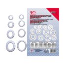 BGS technic Dichtring-Sortiment | Aluminium | 300-tlg.