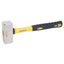 KS-TOOLS EDELSTAHL Fäustel mit Fiberglasstiel, 6300g