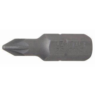 BGS technic Bit | Antrieb Außensechskant 6,3 mm (1/4") | Kreuzschlitz PZ1