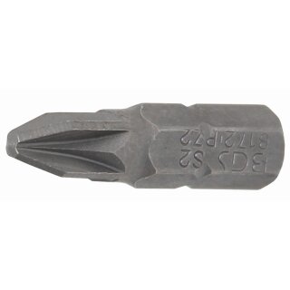 BGS technic Bit | Antrieb Außensechskant 6,3 mm (1/4") | Kreuzschlitz PZ2