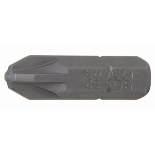 BGS technic Bit | Antrieb Außensechskant 6,3 mm (1/4") | Kreuzschlitz PZ3