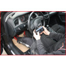 KS-TOOLS 12V Zugwagentester / Prüfgerät für Anhängersteckdosen-Satz 7 + 13-polig, 2-tlg.