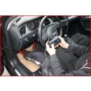 KS-TOOLS 12V Zugwagentester / Prüfgerät für Anhängersteckdosen-Satz 7 + 13-polig, 2-tlg.