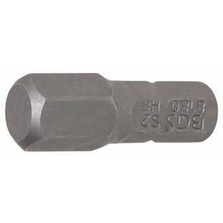 BGS technic Bit | Antrieb Außensechskant 6,3 mm (1/4") | Innensechskant 8 mm
