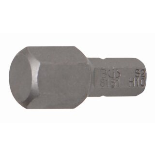 BGS technic Bit | Antrieb Außensechskant 6,3 mm (1/4") | Innensechskant 10 mm