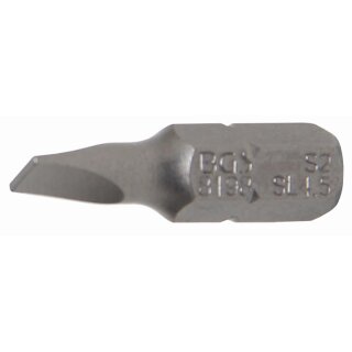 BGS technic Bit | Antrieb Außensechskant 6,3 mm (1/4") | Schlitz 4,5 mm