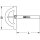 KS-TOOLS Winkelgradmesser mit offenen Bogen, 800mm