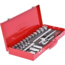 KS-TOOLS 1/2" Steckschlüssel-Satz, 24-tlg. 6-kant