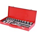 KS-TOOLS 1/2" Steckschlüssel-Satz, 24-tlg. 6-kant