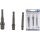 Kraftmann Adapter-Satz für Bohrmaschinen | Antrieb Außensechskant 6,3 mm (1/4") | Abtrieb Außenvierkant 6,3 mm (1/4") / 10 mm (3/8") / 12,5 mm (1/2") | 3-tlg.