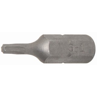 BGS technic Bit | Antrieb Außensechskant 6,3 mm (1/4") | T-Profil (für Torx) T9