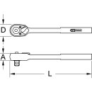 KS-TOOLS 3/8" TITANplus Umschaltknarre, 30 Zahn