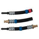KS-TOOLS Adapter-Satz 3-tlg. Ø6,0 mm (hellblau)