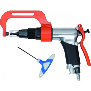 KS-TOOLS Druckluft-Schweißpunkt-Bohrmaschinen-Satz, 3-tlg.