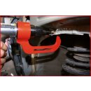 KS-TOOLS Druckluft-Schweißpunkt-Bohrmaschinen-Satz, 3-tlg.