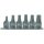 KS-TOOLS 1/2" Kraft-Bit-Stecknuss-Satz, kurz, 6-tlg.