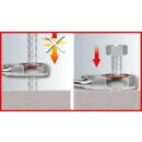 KS-TOOLS GEARplus® RINGSTOP-Ratschenringmaulschlüssel-Satz, abgewinkelt, 5-tlg