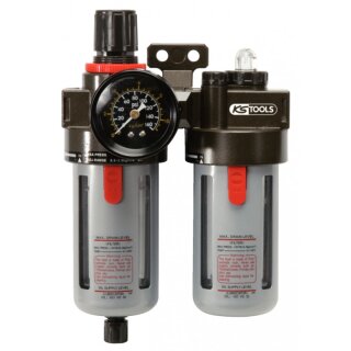 KS-TOOLS 1/4" Druckluft-Wartungseinheit, 0,5-12bar