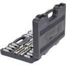 KS-TOOLS 1/2" CHROMEplus Bit-Stecknuss-Satz, 32-tlg.