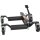 KS-TOOLS Hydraulische Rangierhilfe, Auflagerollen aus Kunststoff, 228mm