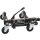 KS-TOOLS Hydraulische Rangierhilfe, Auflagerollen aus Kunststoff, 228mm