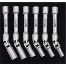 KS-TOOLS 3/8" Glühkerzen-Gelenkschlüssel-Satz, lang, 6-tlg.