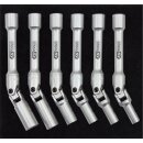KS-TOOLS 3/8" Glühkerzen-Gelenkschlüssel-Satz, lang, 6-tlg.